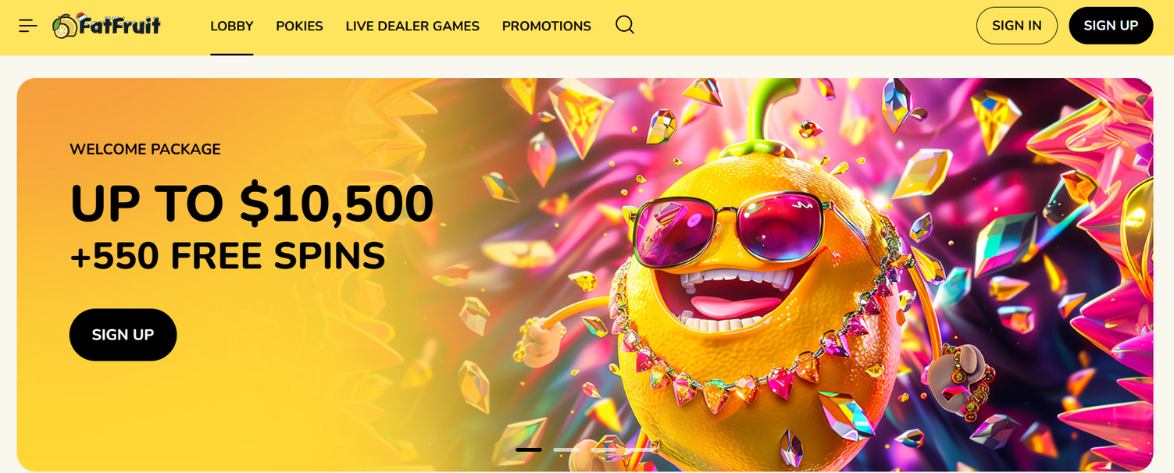 FatFruit Casino Welcome Bonus